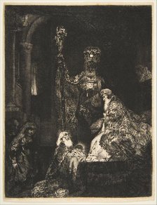 The Presentation in the Temple in the Dark Manner, ca. 1654. Creator: Rembrandt Harmensz van Rijn.