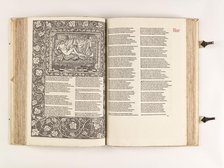 The Kelmscott Chaucer - The Works of Geoffrey Chaucer Now Newly Imprinted, 1896. Creator: Sir Edward Coley Burne-Jones.