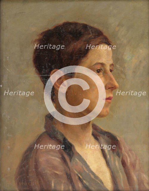 Head study of a boy, 1935-1940. Creator: Stefan Polkorab.