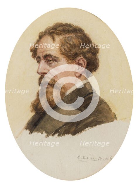 Portrait of Charles Dickens. Creator: Knowles, George Sheridan (1863-1931).