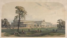 The Crystal Palace, c. 1850. Creator: Joseph Nash (British, 1808-1878), possibly by.