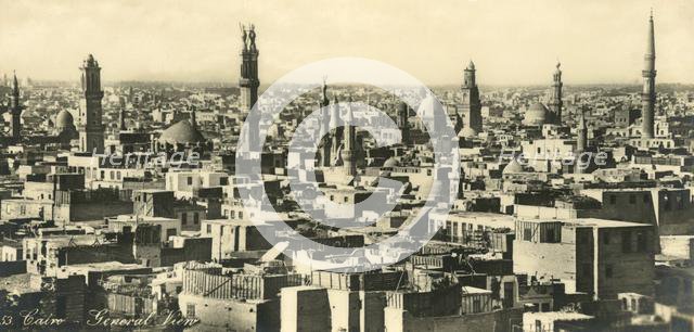 'Cairo - General View', c1918-c1939. Creator: Unknown.