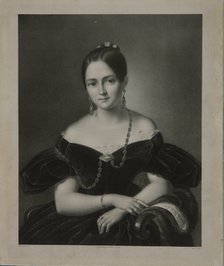 Portrait of Alexandra Smirnova-Rosset (1809-1882), 1830-1840s.