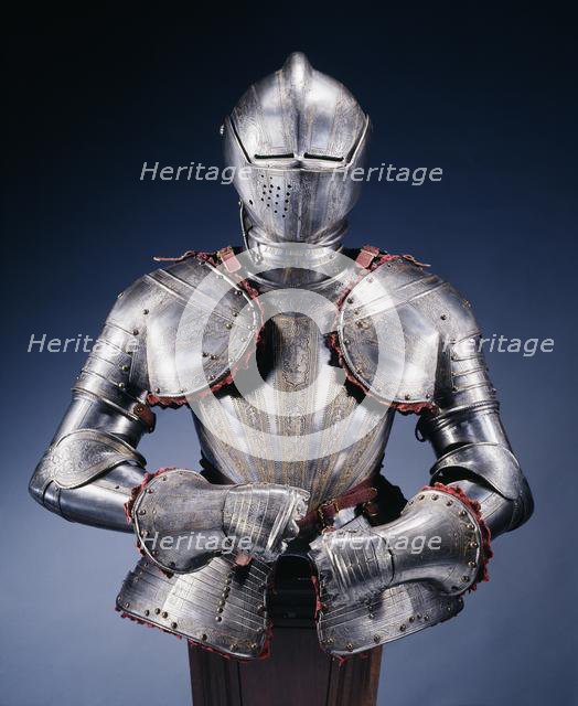 Half Armor for the Foot Tournament, c. 1590. Creator: Pompeo della Cesa (Italian, active 1572-93).