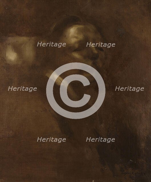 Self-portrait, c1880. Creator: Carrière; Eugène (1849-1906).