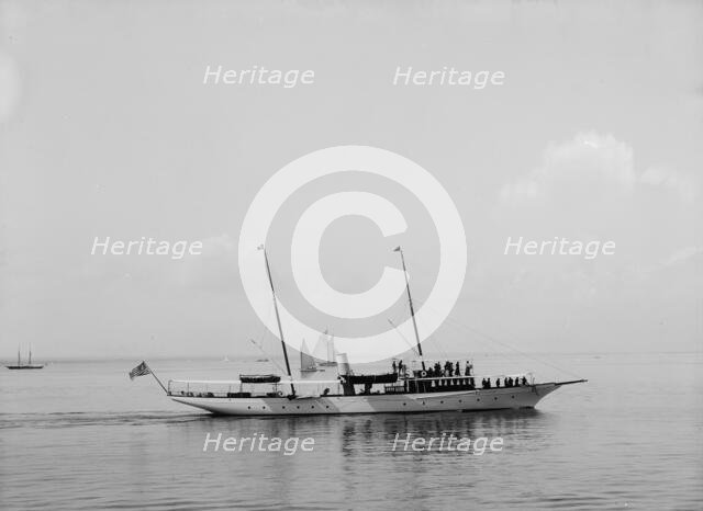 Kanawha, Glencove [sic], N.Y.Y.C. [New York Yacht Club], 1897 Aug 7. Creator: John S Johnston.
