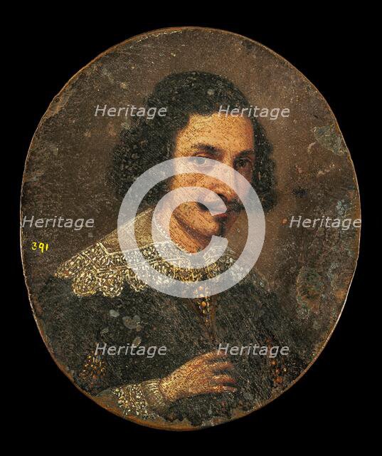 Portrait of a Young Man in Oil [reverse], 17th century. Creator: Unknown.