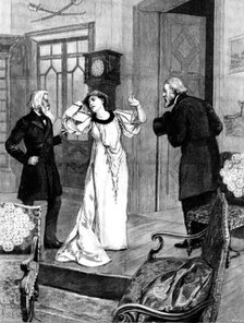 Madame Sarah Bernhardt as Magda in Sudermann's play "Heimat," at Daly's Theatre, 1895. Creator: P Naumann.