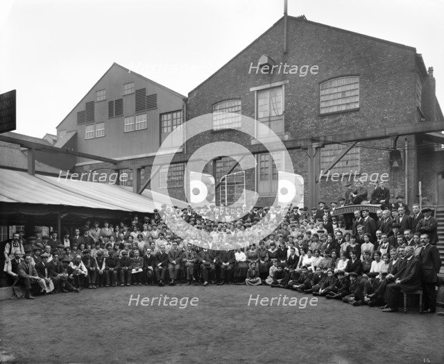 Aircraft manufacturing, Trollope and Colls Ltd, 17-25 Pleasant Street, Liverpool, December 1918. Artist: H Bedford Lemere.