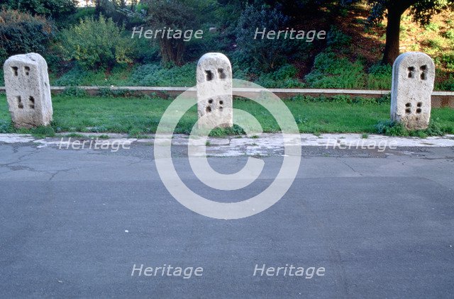 Velarium of the Colosseum, Rome. Artist: A Lorenzini