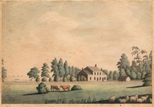 Northeast View of Stowe, the Seat of Colonel Reynolds, between 1784 and 1864. Creator: Catherine Reynolds.