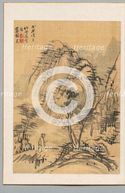 Landscape, 1798. Creator: Chikuseki Nagamachi (Japanese, 1747-1806).