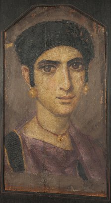 Portrait of a Young Lady, 2nd cen. AD. Artist: Fayum mummy portraits  