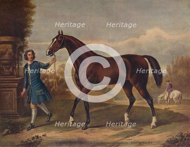 'The Darley Arabian', c1720, (1922). Artist: Unknown.