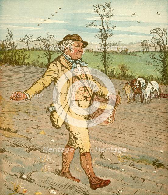 '...The Farmer who sowed the corn', c1878. Creator: Randolph Caldecott.