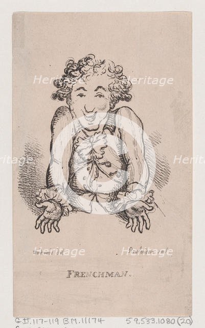Frenchman, April 1808., April 1808. Creator: Thomas Rowlandson.