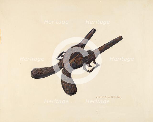 Bootjack, c. 1939. Creator: John Price.