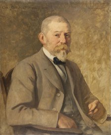 Portrait de l’architecte Charles Louis Girault (1851-1932), 1919. Creator: Francois Schommer.