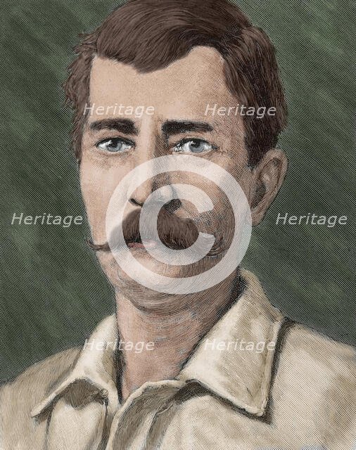 Henry Morton Stanley (1841-1904), British journalist and explorer.  Creator: Unknown.