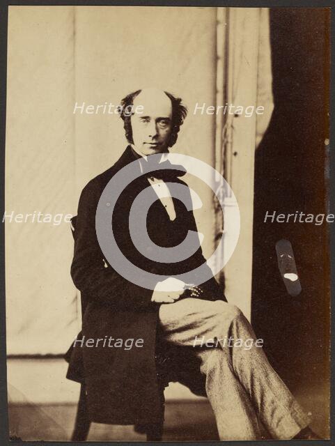 Portrait of a Man, about 1856. Creator: Roger Fenton.