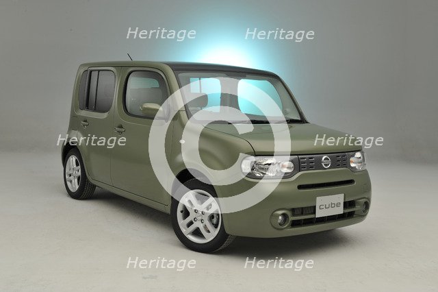 Nissan Cube 2008. Artist: Simon Clay.