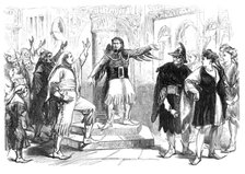 Christmas Pantomimes and Burlesques: scene from "Wat Tyler, at the Gaiety Theatre, 1870. Creator: Unknown.