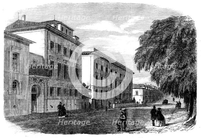 View in Darmstadt - from a sketch by our special artist, 1862. Creator: Unknown.