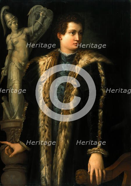 Portrait of Bernardetto de' Medici, ca 1547. Creator: Vasari, Giorgio (1511-1574).