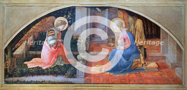 'The Annunciation', c1450-1453. Artist: Filippino Lippi
