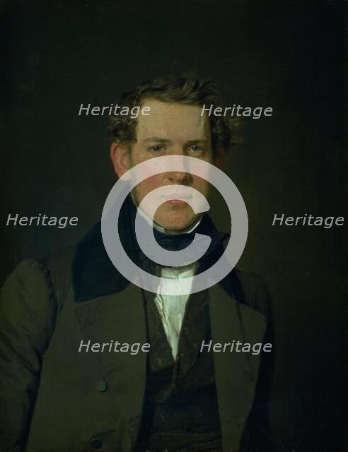 Portrait of Carl Adolf Feilberg, 1835. Creator: Christen Kobke.