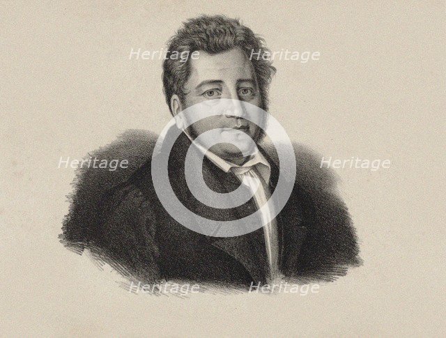 Portrait of the composer Hippolyte André Baptiste Chelard (1789-1861), 1820.