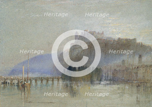 Amboise, c1830. Artist: JMW Turner.