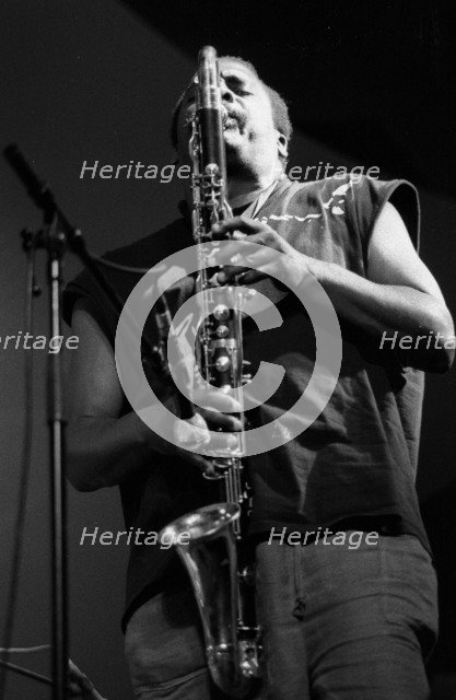 David Murray, Brecon Jazz Festival, Powys, Wales, August 1999. Artist: Brian O'Connor.