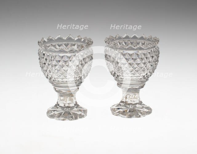 Two Salts, England, c. 1800. Creator: Unknown.