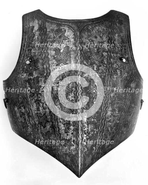 Reinforcing Breastplate, Italian, probably Milan, ca. 1625-30. Creator: Unknown.