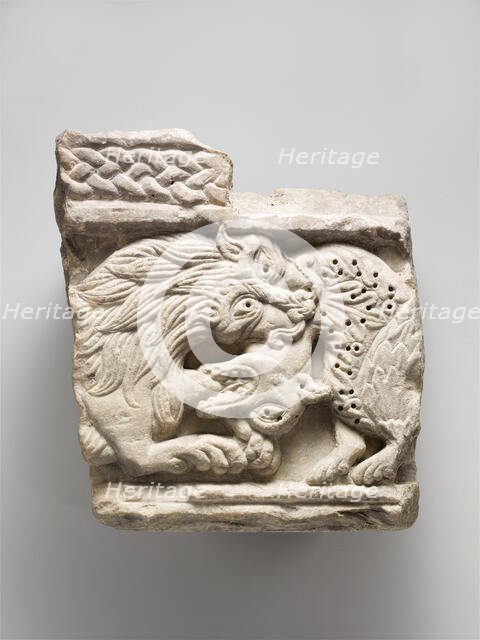 Fragment of an Animal Relief, Italian, ca. 1150. Creator: Unknown.