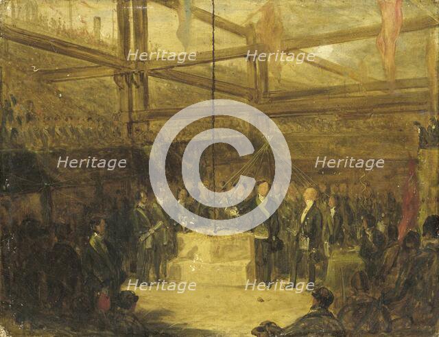 Ceremony of Scottish Freemasons, 1840-1870. Creator: Anon.