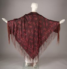 Shawl, probably American, 1870-90. Creator: Unknown.