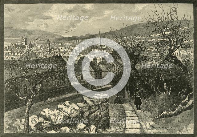 'Bath, from Beechen Cliff', 1898. Creator: Unknown.