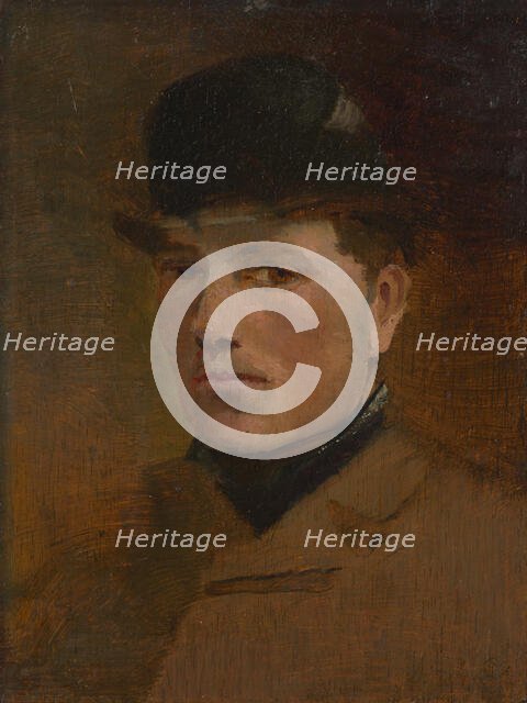 Head of a Man, 1880-1900. Creator: Ladislav Mednyanszky.