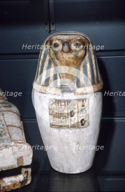 Osiris Canopic Jar, 22nd Dynasty, c1550BC-1069 BC. Artist: Unknown.