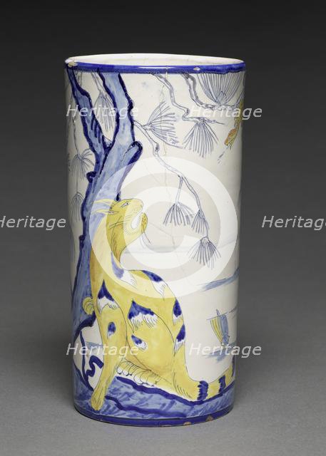 Vase, c. 1885. Creator: Emile Gallé (French, 1846-1904).