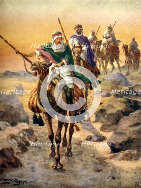 'Lord Kitchener Disguised As An Arab', c1929.  Creators: Howard Davie, Harry Payne.