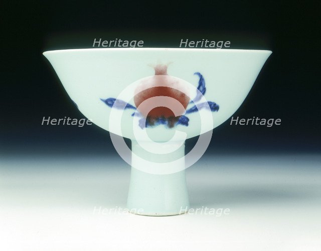 Stem bowl, Yongzheng period, Qing dynasty, China, 1723-1735. Artist: Unknown