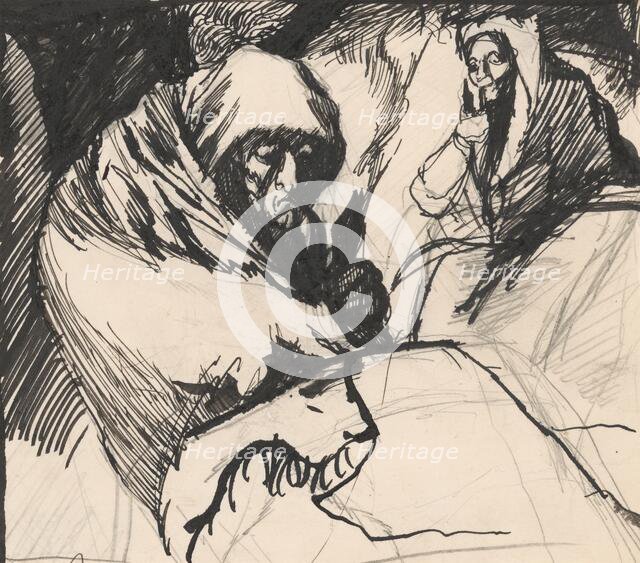 Two old women, 1940-1944. Creator: Ján Novák.