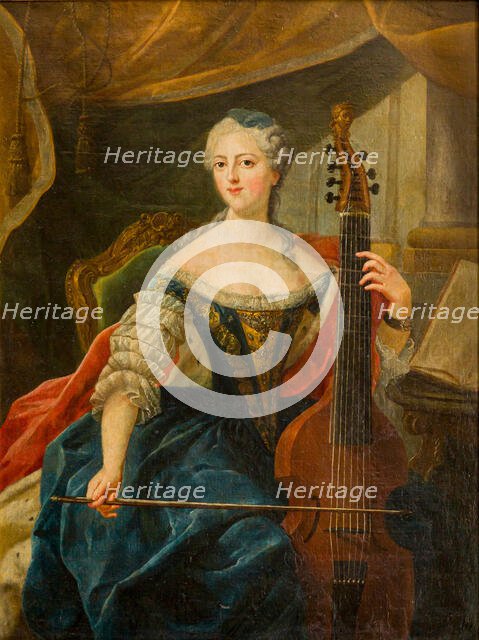 Portrait of Princess Isabella of Parma (1741-1763), Archduchess of Austria, c1760. Creator: Anonymous.