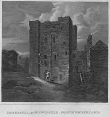 'The Castle, at Newcastle; Northumberland', 1814. Artist: John Greig.
