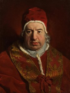 Pope Benedict XIV (Prospero Lambertini, 1675-1758), 1746. Creator: Pierre Subleyras.