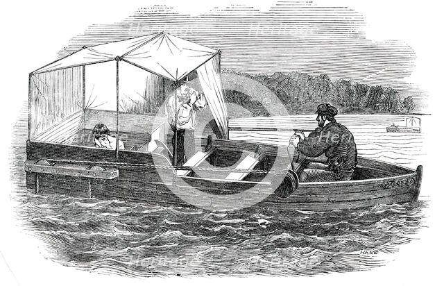 Cordingly's Floating Bath, 1850. Creator: Hare.