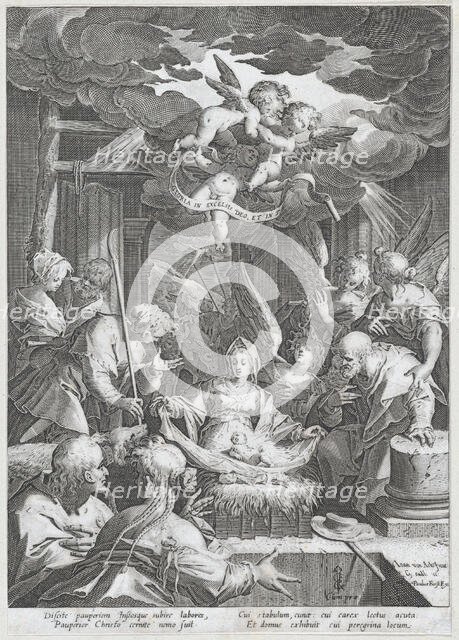 Nativity, 1588. Creator: Aegidius Sadeler II.